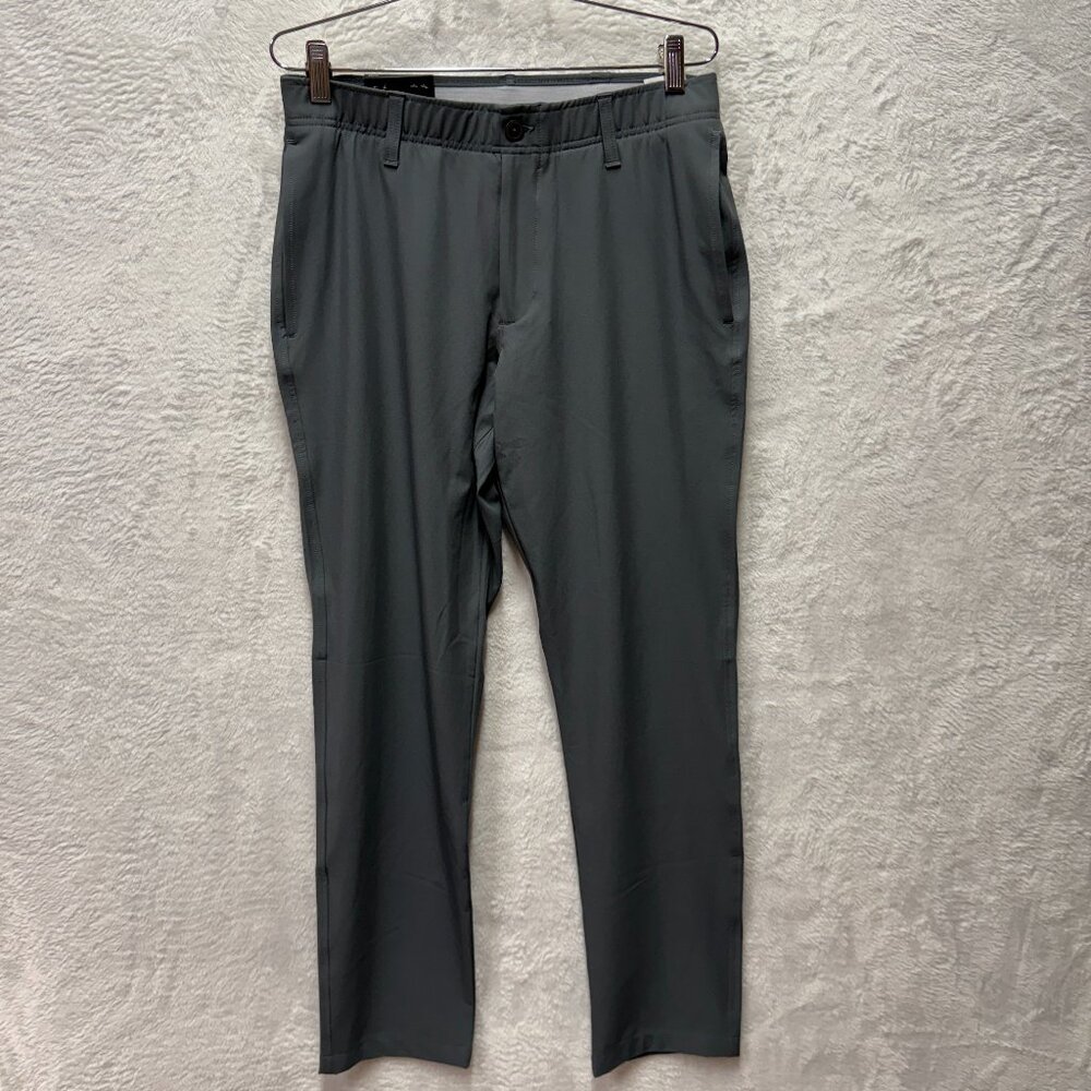 Under Armour UA Golf‎ Tapered Pants Mens 32x30 Navy Blue Stretch Chino 1377301